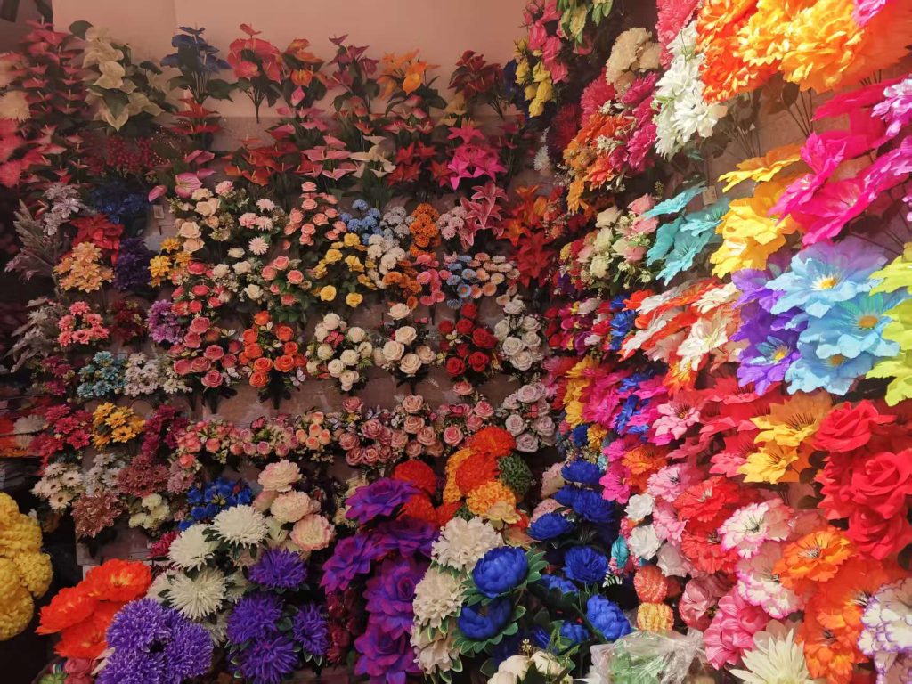 Bulk silk flowers supplier for FCL container orders